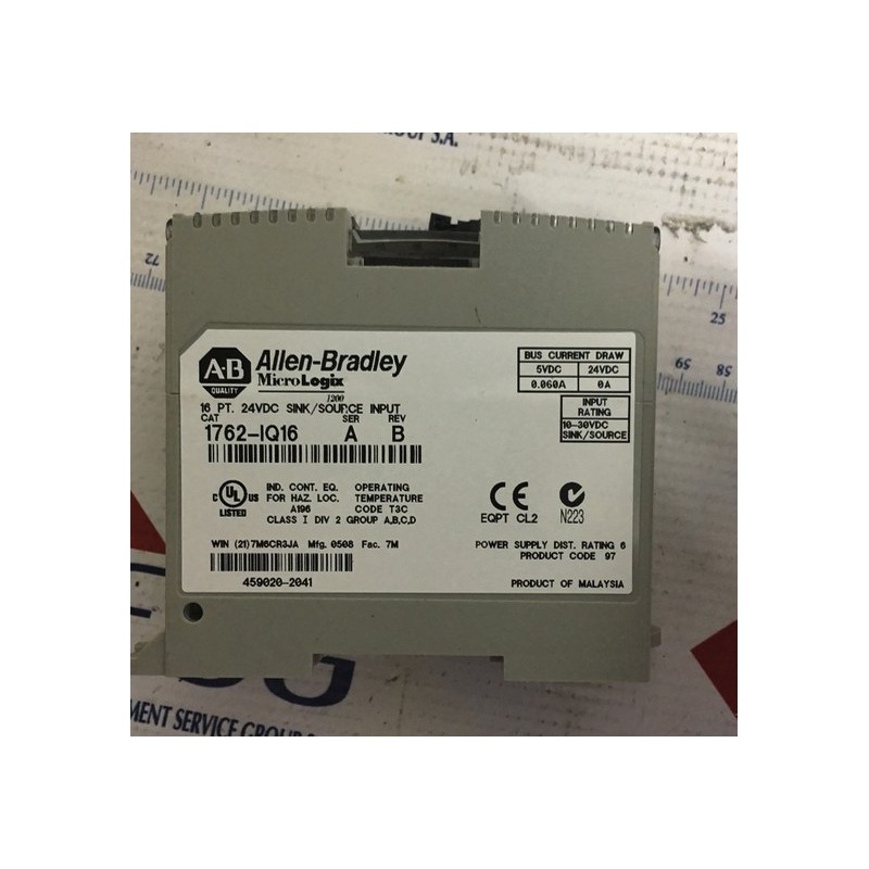 Allen-Bradley 1762-OB16 Series A 16-Point 24V DC Sourcing Output Module