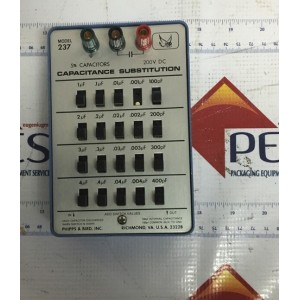 PHIPPS & BIRD CAPACITANCE SUBSTITUTION BOX, MODEL 237