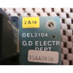 G.D ELECTRIC BOARD 15AA0104 / 0EL3104 / S.M 20/83
