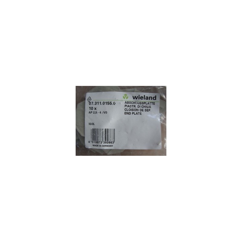 WIELAND 07.311.0155.0 LOT OF 5 WIELAND 07.311.0155.0 LOT OF 5
