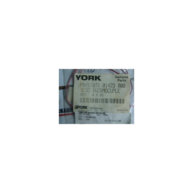 YORK 071-01423-000 THERMOCUPLE YORK 071-01423-000 THERMOCUPLE