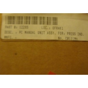 PC MANUAL UNIT ASSY C0131MA