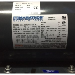 MARATHON ELECTRIC MOTOR A-91070D