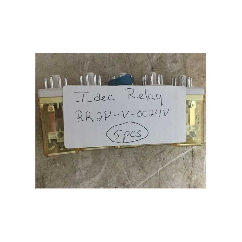 IDEC RELAY RR2P-V-0C24V LOT OF 5 IDEC RELAY RR2P-V-0C24V LOT OF 5