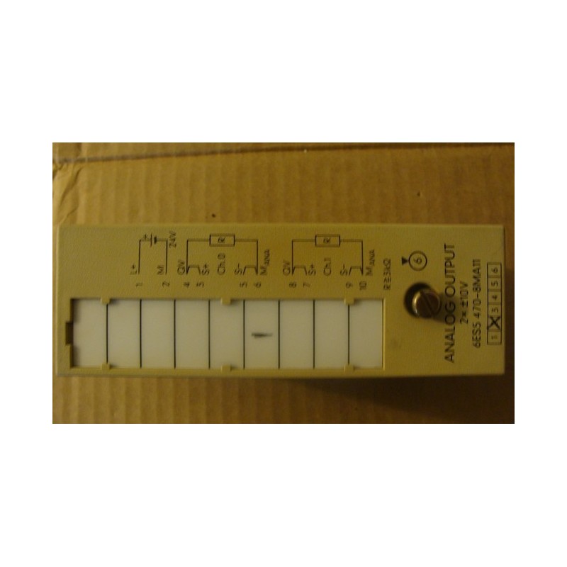 SIEMENS 6ES5470-8MA11 ANALOG INPUT SIEMENS 6ES5470-8MA11 ANALOG INPUT