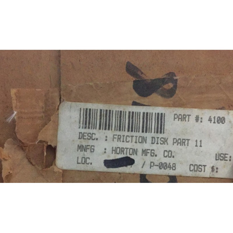 FRICTION DISK PART FRICTION DISK PART