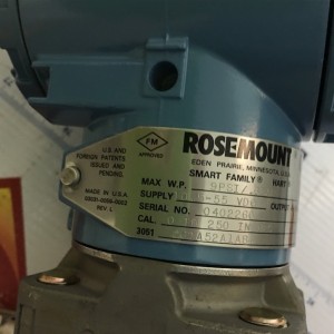 ROSEMOUNT  0 TO 250 IN  H2O