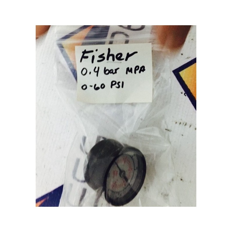 FISHER GAUGE 0-60 PSI / 0.4 BAR