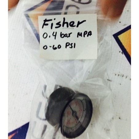 FISHER GAUGE 0-60 PSI / 0.4 BAR