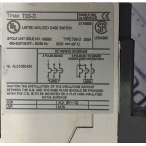ABB SACE TMAX T3S-D