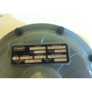 FISHER CS400IR-8EC7 PRESSURE REDUCING REGULATOR LP-GAS SERVICE