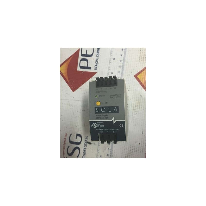SOLA POWER SUPPLY SDP2-24-100 SOLA POWER SUPPLY SDP2-24-100