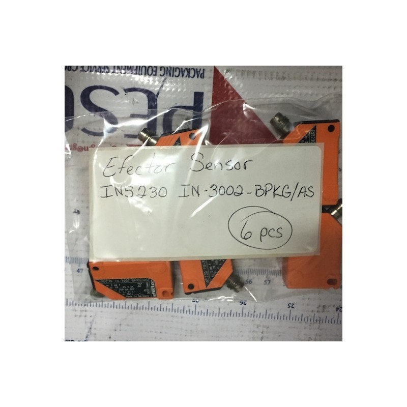EFECTOR SENSOR IN5230 IN-3002-BPKG/AS EFECTOR SENSOR IN5230 IN-3002-BPKG/AS