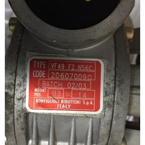 BONFIGLIOLI   RIDUTTORI  VF49 F2 N56C