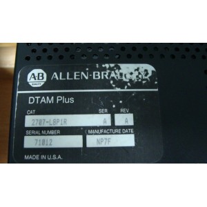 ALLEN BRADLEY DTAM PLUS 2707-L8P1R 