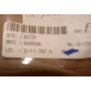 GUARDIAN ELECTRIC SWITCH 12-1570
