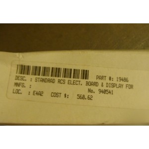 STANDART RCS ELECT. BOARD & DISPLAY 940541