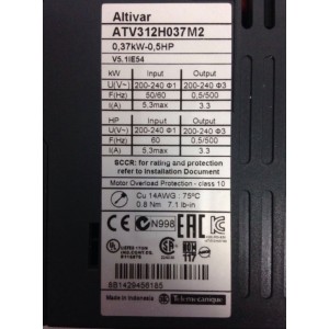 TELEMECANIQUE   ATV-312H037-M2 AC DRIVE