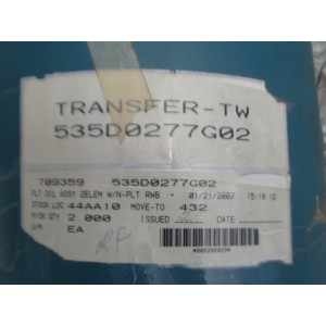 YORK TRANSFER-TW 535D0277G02