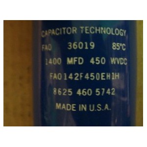 CAPACITOR TECHNOLOGY FA0142F450EH1H