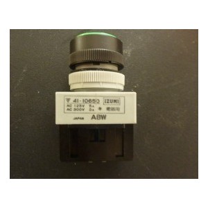 IZUMI 41-10650 GREEN MUSHROOM PUSHBUTTON