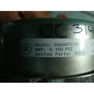REO TEMP AISI316 GAUGE