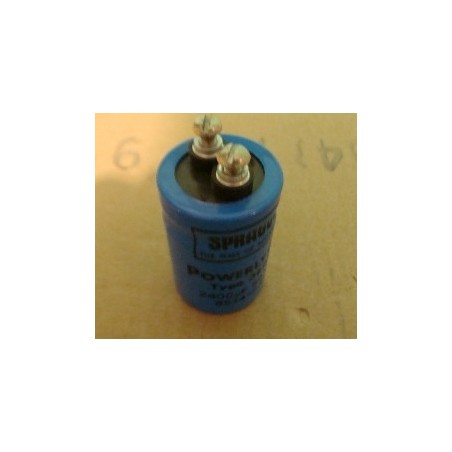 SPRAGUE POWERLYTIC 36DX 2400 UF 50DVC
