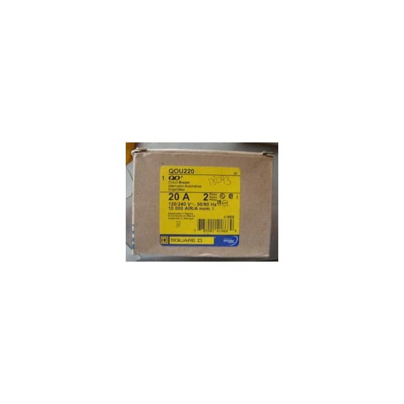 SQUARE D QOU220 BREAKER