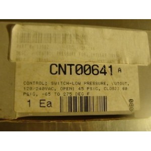 TRANE CONTROL SWITCH-LOW PRESSURE CNT00641