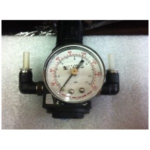 WATTS R35-02 FLOWCONTROL PRESSURE REGULATOR WITH GAUGE 0-160 PSI