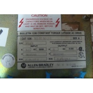 DRIVE ALLEN BRADLEY 1336-B020-EOE-FA2-L3-S1 SER A