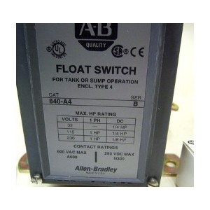 ALLEN BRADLEY 840-A4 FLOAT SWITCH