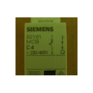 SIEMENS BREAKER 5SY61MCBC4 5SY6104-7BB