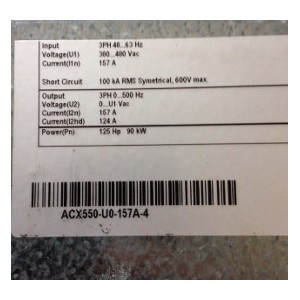 ABB ACX550-U0-157A-4