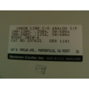 BECKMAN COULTER CHROMLINK 310