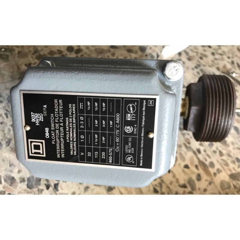SQUARE D FLOAT SWITCH SQUARE D FLOAT SWITCH
