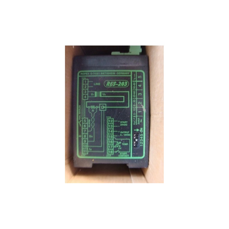 ROPEX RES-203 TEMPERATURE CONTROL 230VAC 50/60HZ ROPEX RES-203 TEMPERATURE CONTROL 230VAC 50/60HZ