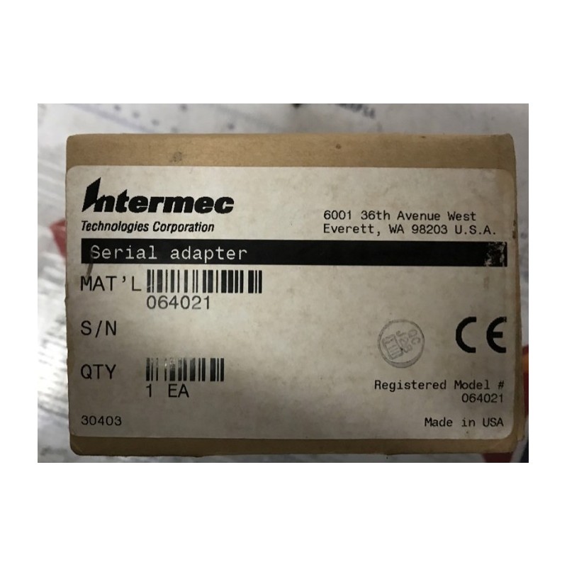 INTERMEC SERIAL ADAPTER INTERMEC SERIAL ADAPTER