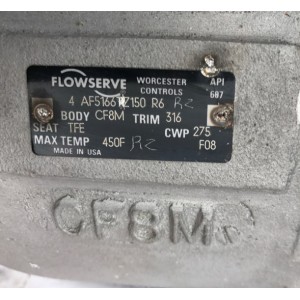 FLOWSERVE WORCESTER CONTROLS AFS166TZ150