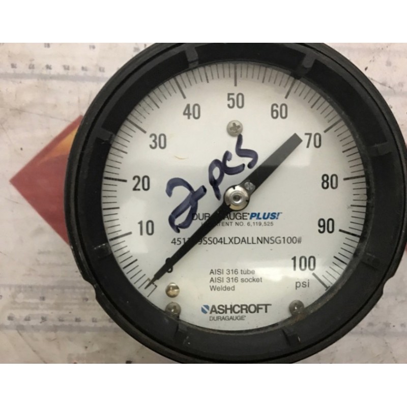 ASHCROFT DURAGAUGE 100PSI ASHCROFT DURAGAUGE 100PSI
