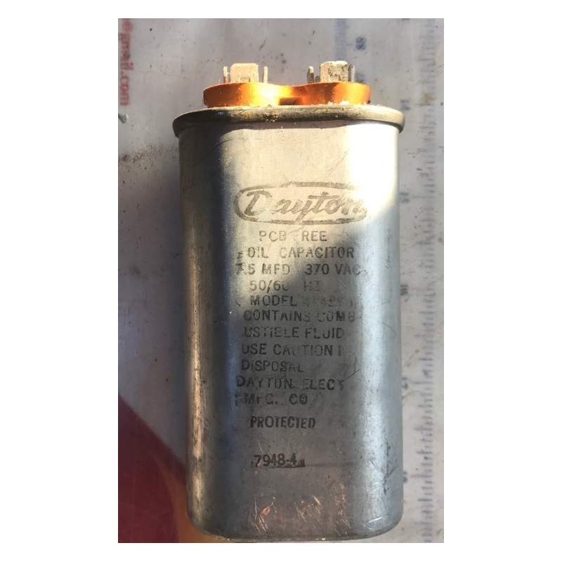 DAYTON OIL CAPACITOR DAYTON OIL CAPACITOR