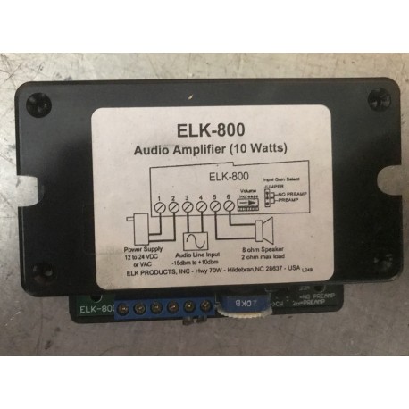 ELK-800 AUDIO AMPLIFIER