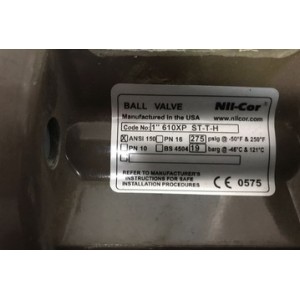 NIL-COR FANGED BALL VALVE 1-610-STTH