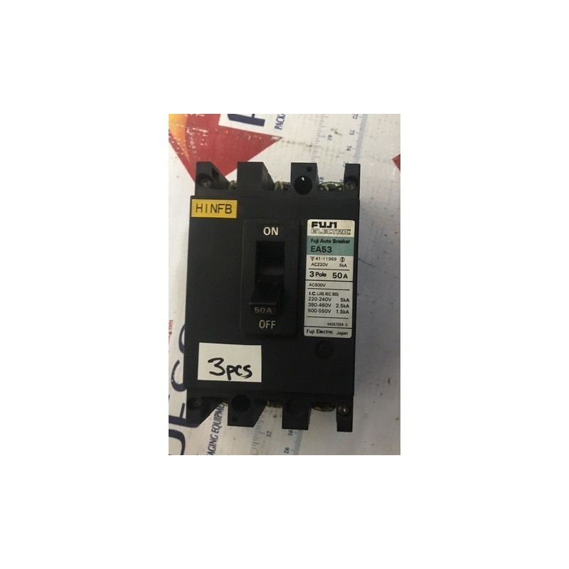 FUJI ELECTRIC EA53 50A 3POLE FUJI ELECTRIC EA53 50A 3POLE