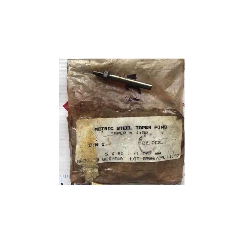 METRIC STEEL TAPER PINS