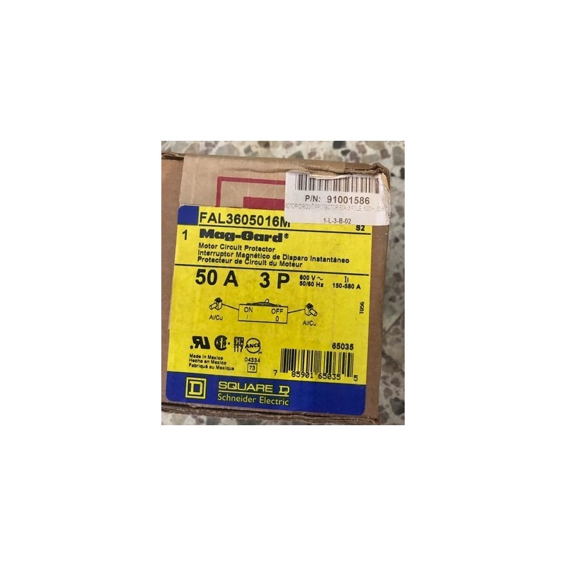 SQUARE D FAL3605016M SQUARE D FAL3605016M
