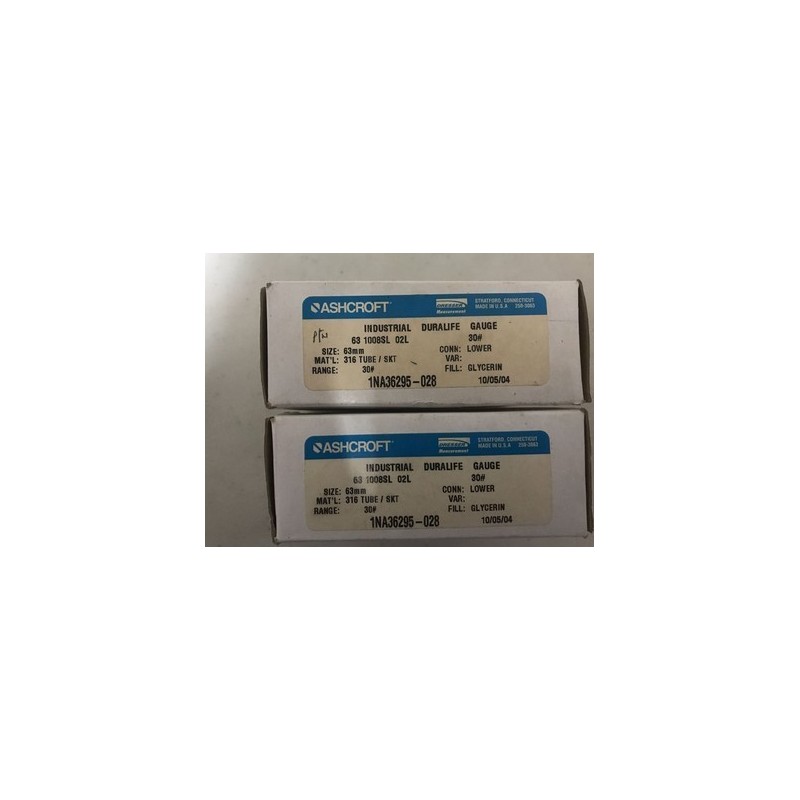 ASHCROFT 1NA6295-028 ASHCROFT 1NA6295-028
