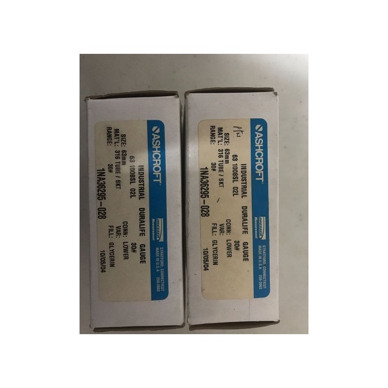 ASHCROFT 1NA36295-028 ASHCROFT 1NA36295-028