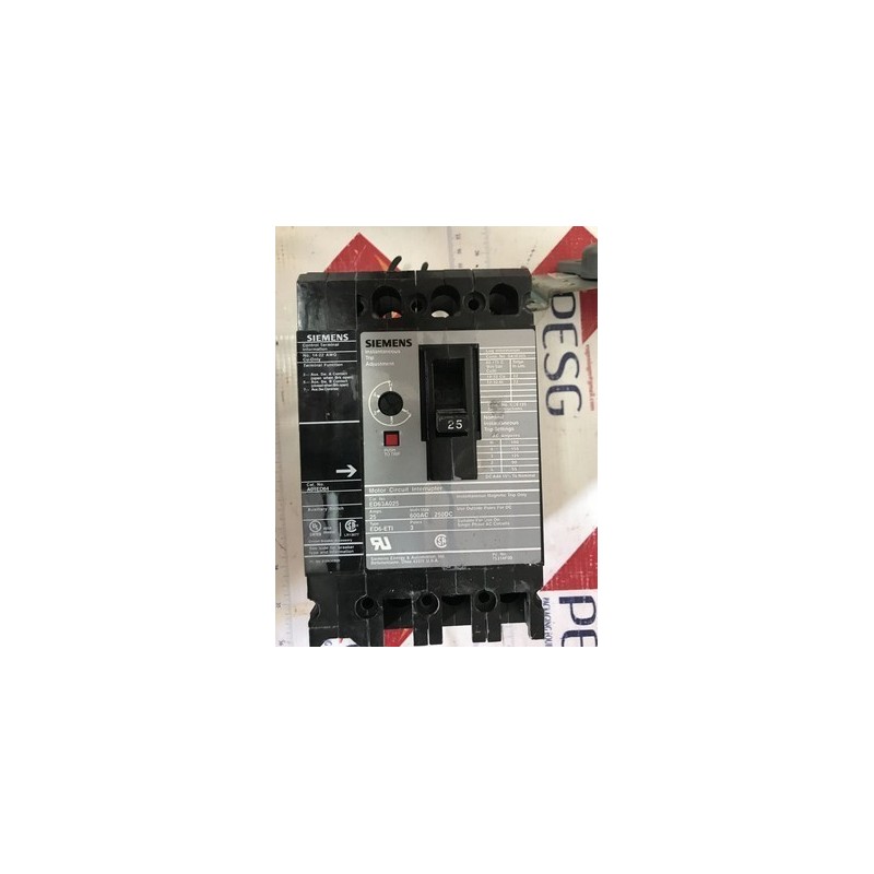 SIEMENS 14-22 AWG + SIEMENS ED63A025 SIEMENS 14-22 AWG + SIEMENS ED63A025