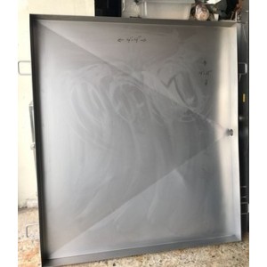 DRIP PAN WITH PVC CONNECTOR 4.4" X 5.5"